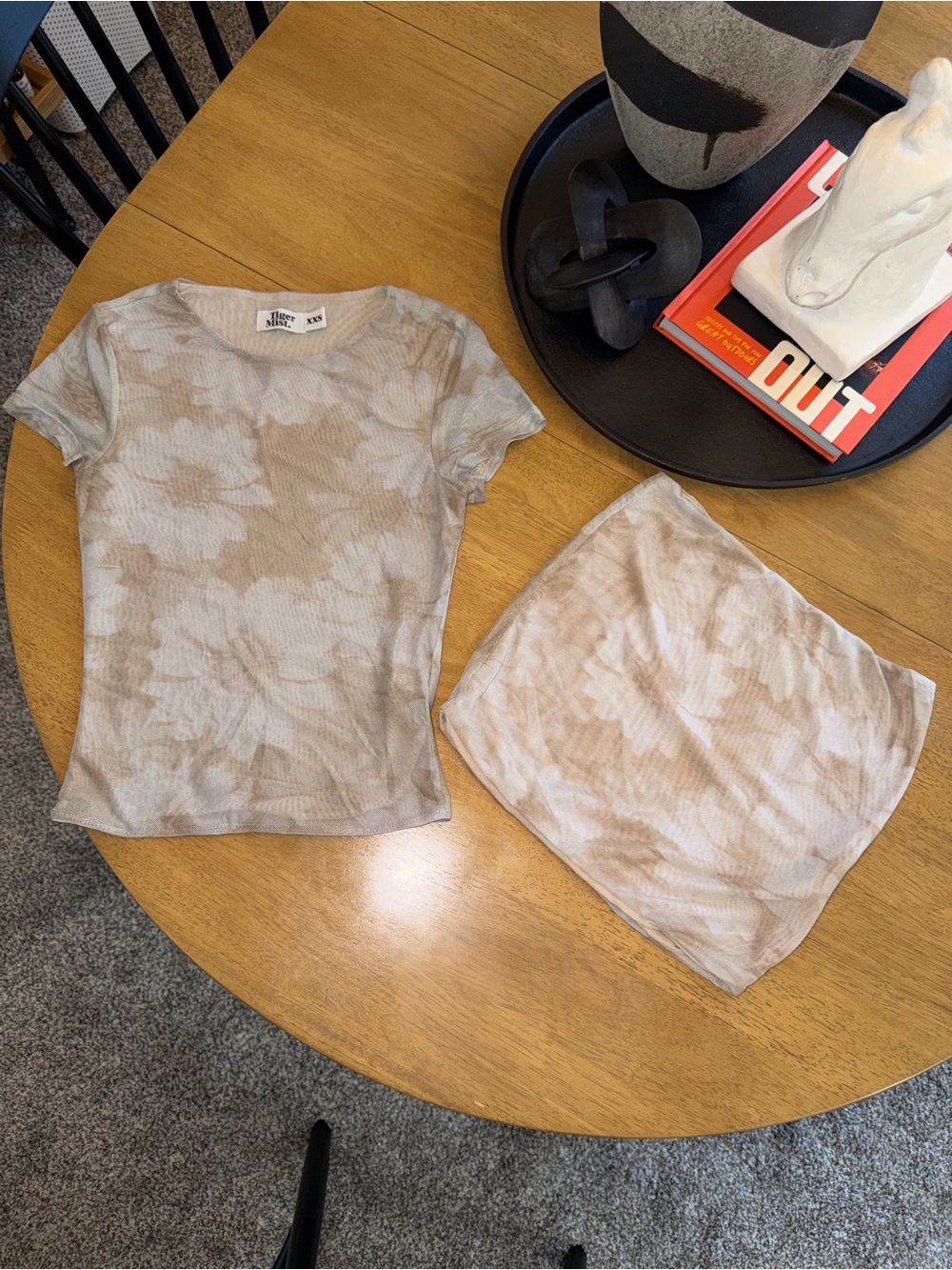 Tiger Mist XXS Daisy Tee & Skirt Set